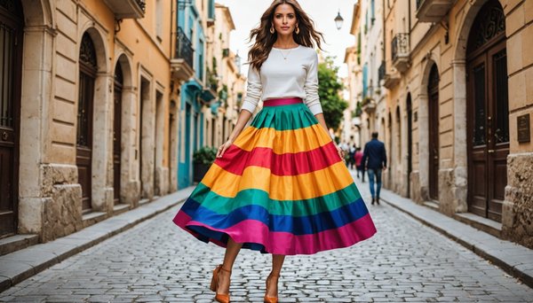 Jupe colorée femme : styles, couleurs & offres à découvrir